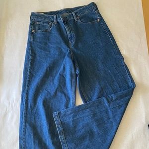 GAP wide leg denim jeans size 12